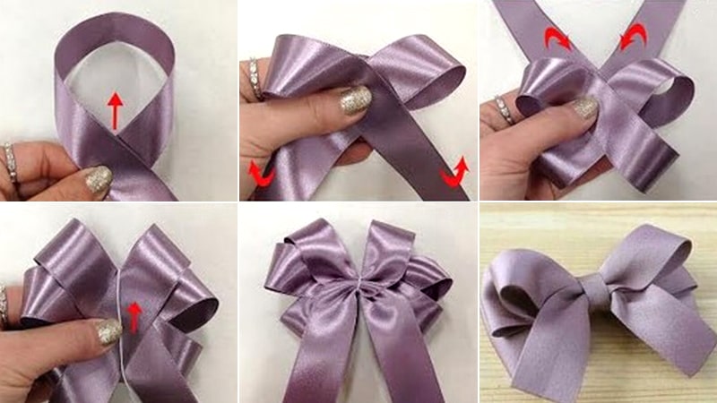 cách gói ruy băng