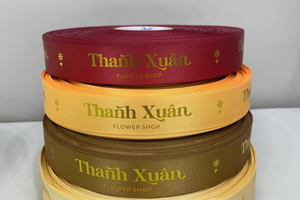 Dây Lụa Satin In Ép Kim