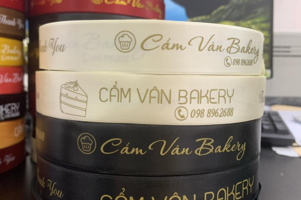 Dây Lụa Satin In Ép Kim