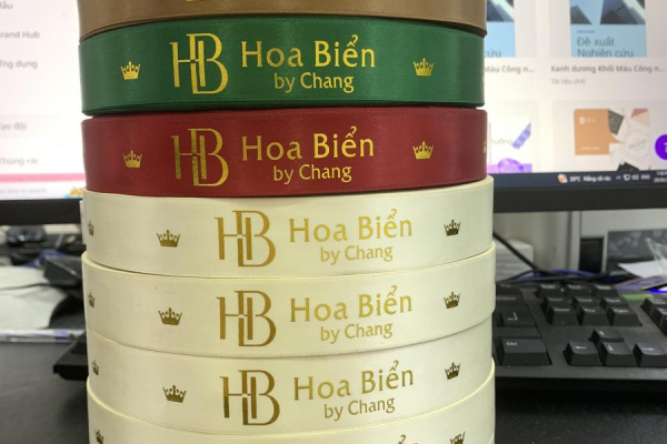 Dây Lụa Satin In Ép Kim