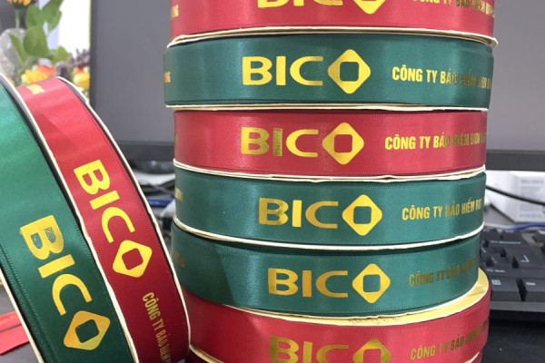 Dây Lụa Satin In Ép Kim